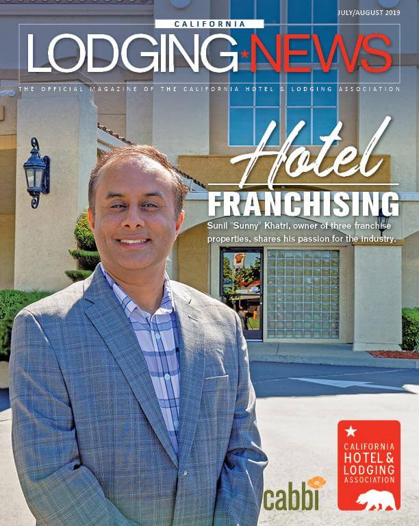 Fairfield hotelier on cover of California Lodging News